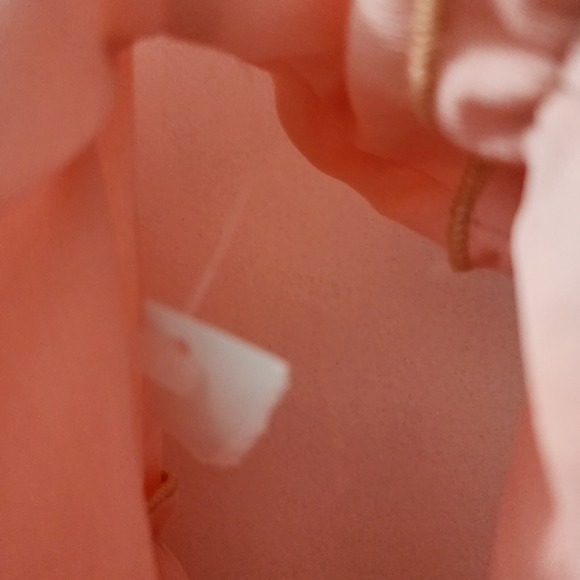 Noelle Off Shoulder Ruffle Blouse Long Sleeve Flowy Top Pink XL‎ - Picture 5 of 5